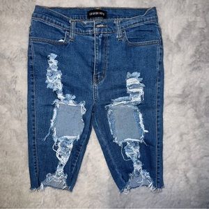 Fashion Nova High Waist Bermuda Shorts